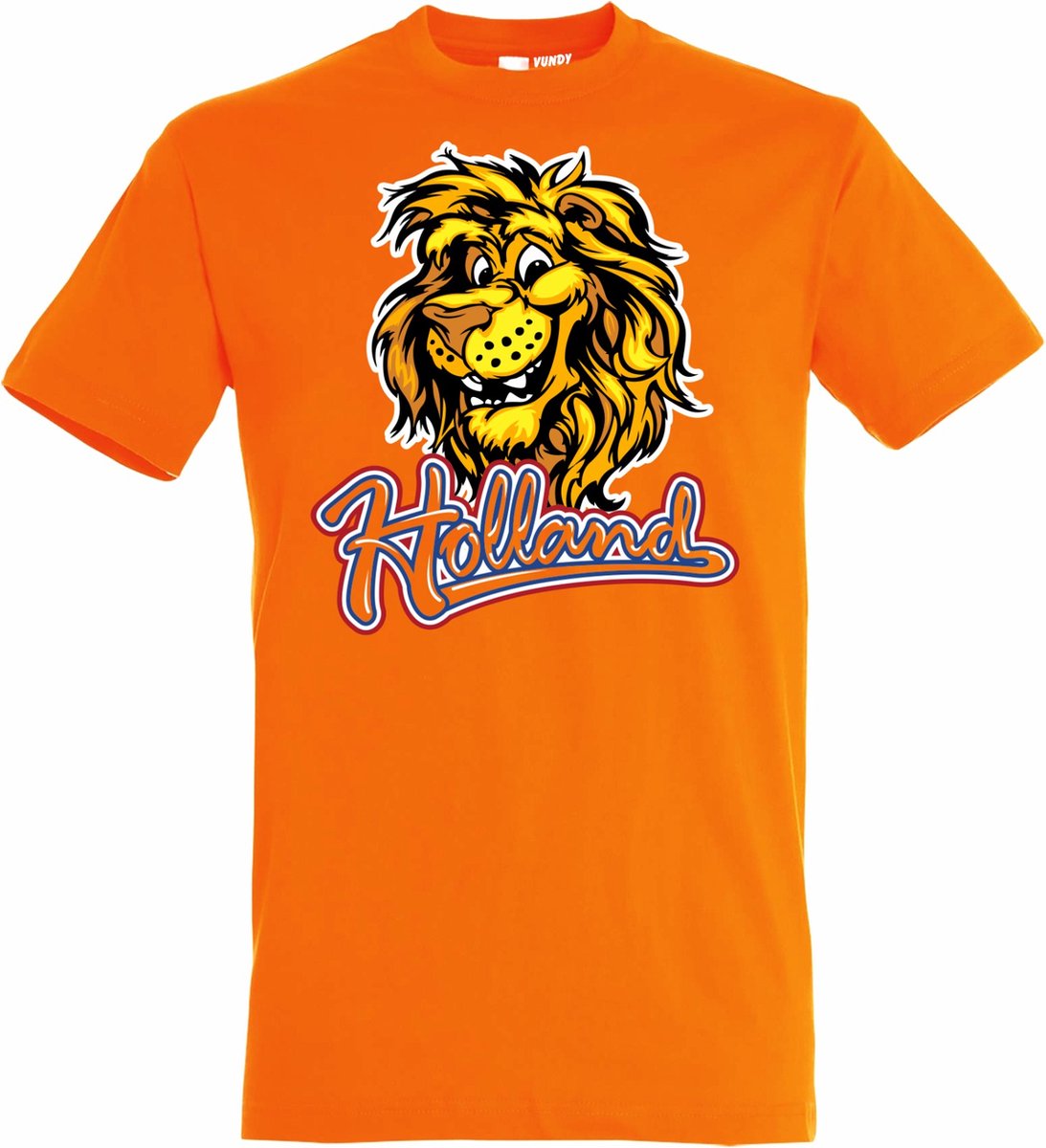 T-shirt Holland Leeuw In Kleur | Oranje Shirt | Koningsdag Kleding | Oranje | maat M